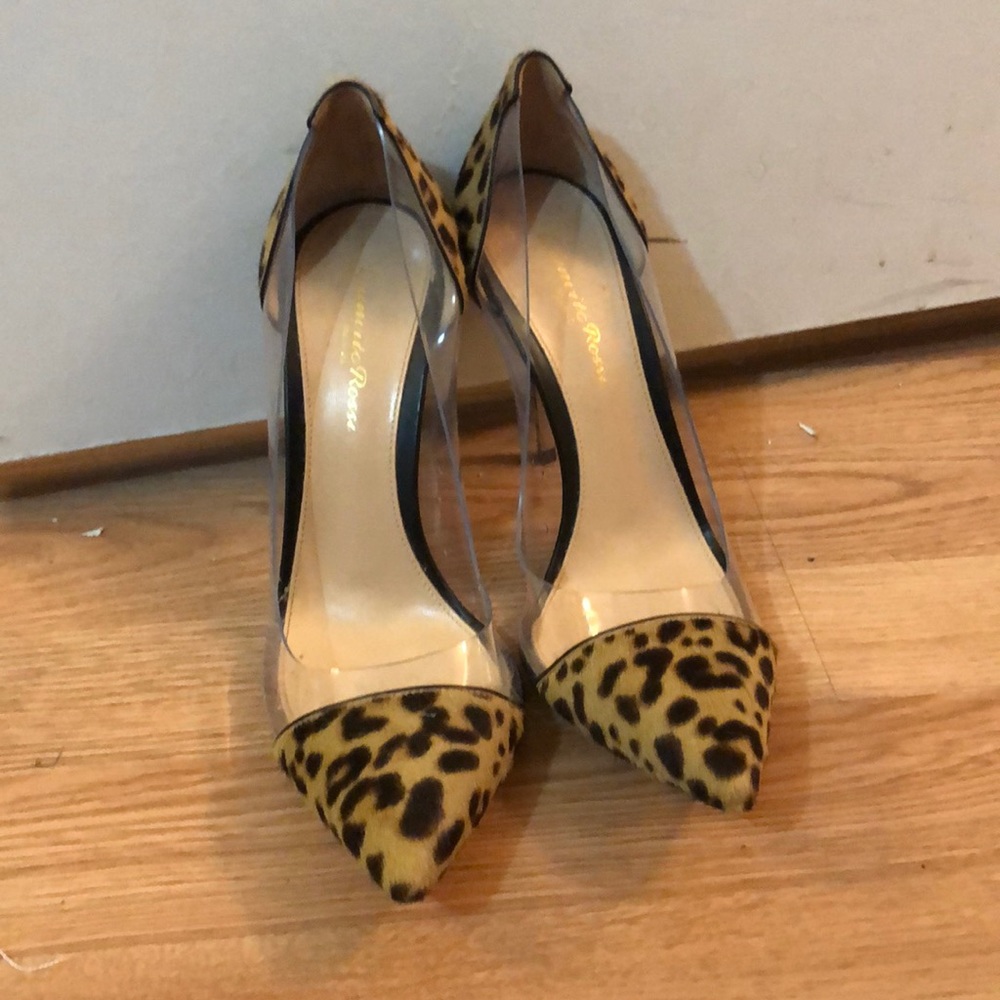 Gianvito Rossi Cheetah Plexi Pump
